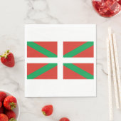Serviette En Papier Drapeau du Pays basque (En situation)