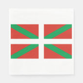 Serviette En Papier Drapeau du Pays basque (Devant)