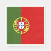 Serviette En Papier Drapeau du Portugal (Devant)