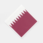 Serviette En Papier Drapeau du Qatar (Coin)