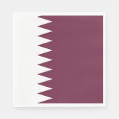 Serviette En Papier Drapeau du Qatar (Devant)