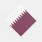 Serviette En Papier Drapeau du Qatar (Coin)