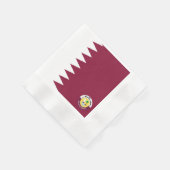 Serviette En Papier Drapeau du Qatar - Emblem (Coin)