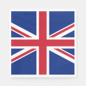 Serviette En Papier Drapeau du Royaume-Uni (Devant)