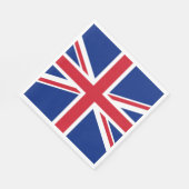 Serviette En Papier Drapeau du Royaume-Uni (Coin)