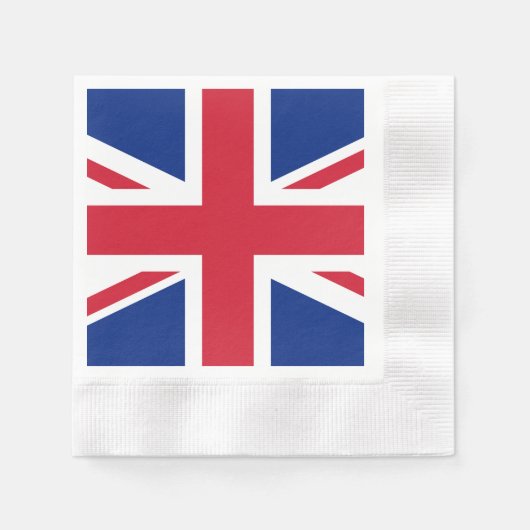 Serviette En Papier Drapeau du Royaume-Uni (Devant)