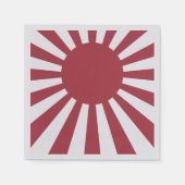 Serviette En Papier Drapeau du soleil levant impérial du Japon, Edo à  (Devant)