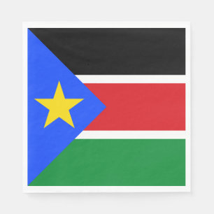 Serviette En Papier Drapeau du Soudan du Sud