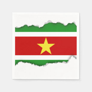 Serviette En Papier Drapeau du Suriname