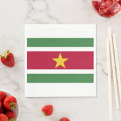 Serviette En Papier Drapeau du Suriname (En situation)
