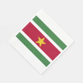 Serviette En Papier Drapeau du Suriname (Coin)