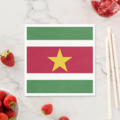 Serviette En Papier Drapeau du Suriname (En situation)