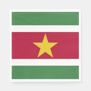 Serviette En Papier Drapeau du Suriname