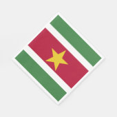 Serviette En Papier Drapeau du Suriname (Coin)