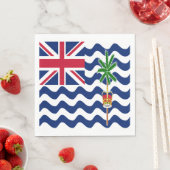 Serviette En Papier Drapeau du Territoire britannique de l'océan Indie (En situation)