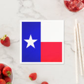 Serviette En Papier Drapeau du Texas (En situation)