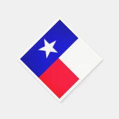 Serviette En Papier Drapeau du Texas (Coin)
