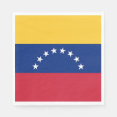 Serviette En Papier Drapeau du Venezuela (Devant)