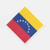 Serviette En Papier Drapeau du Venezuela (Coin)