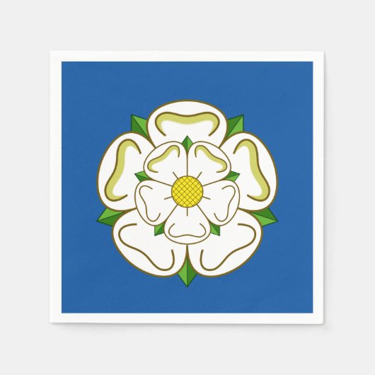 Serviette En Papier Drapeau du Yorkshire (Devant)