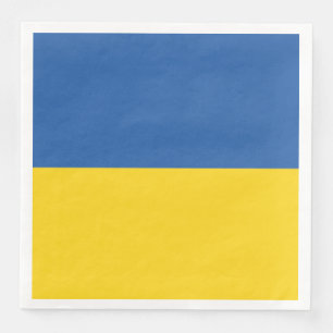 Serviette En Papier Drapeau d'Ukraine