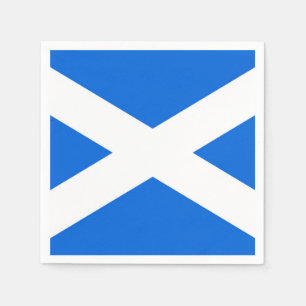 Serviette En Papier Drapeau écossais