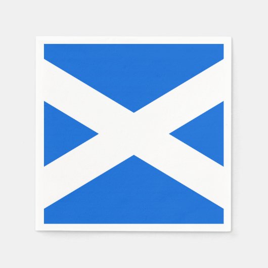 Serviette En Papier Drapeau écossais (Devant)