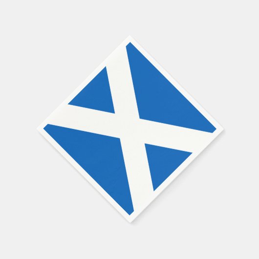 Serviette En Papier Drapeau écossais (Coin)