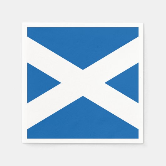 Serviette En Papier Drapeau écossais (Devant)
