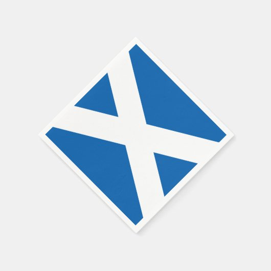 Serviette En Papier Drapeau écossais (Coin)