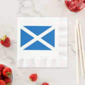 Serviette En Papier Drapeau écossais Saltire (En situation)