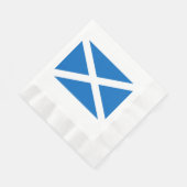 Serviette En Papier Drapeau écossais Saltire (Coin)