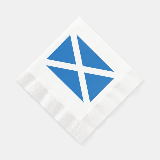 Serviette En Papier Drapeau écossais Saltire (Coin)