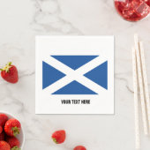 Serviette En Papier Drapeau écossais serviettes de fête écossaise (En situation)