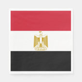 Serviette En Papier Drapeau égyptien (Devant)