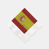 Serviette En Papier Drapeau espagnol (Coin)