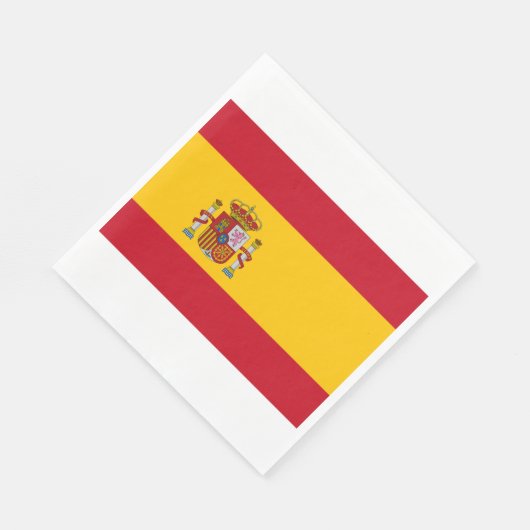 Serviette En Papier Drapeau espagnol (Espagne) (Coin)