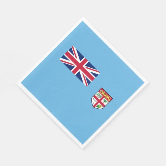 Serviette En Papier Drapeau Fidji (Coin)