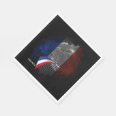 Serviette En Papier Drapeau français (Coin)