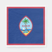 Serviette En Papier Drapeau Guam (Devant)