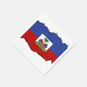 Serviette En Papier Drapeau haïtien classique (Coin)