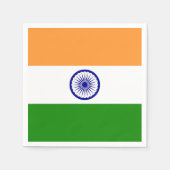 Serviette En Papier Drapeau indien (Devant)