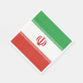 Serviette En Papier Drapeau iranien (Coin)