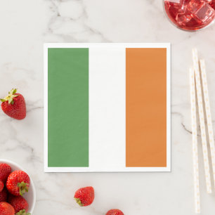Serviette En Papier Drapeau irlandais