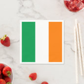 Serviette En Papier Drapeau irlandais (En situation)