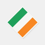 Serviette En Papier Drapeau irlandais (Coin)