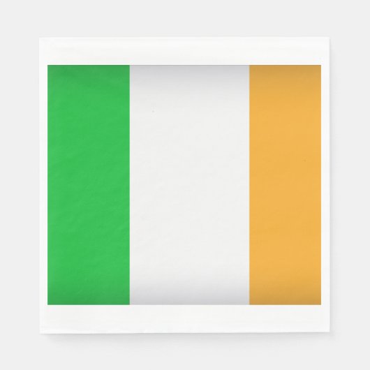 Serviette En Papier Drapeau irlandais (Devant)