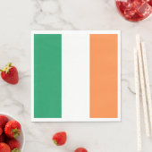 Serviette En Papier Drapeau irlandais (En situation)