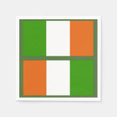 Serviette En Papier Drapeau irlandais Napkin (Devant)