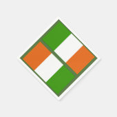 Serviette En Papier Drapeau irlandais Napkin (Coin)